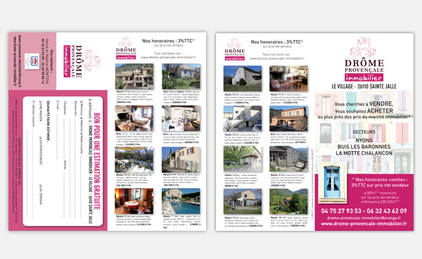 flyer immobilier agence immobiliere