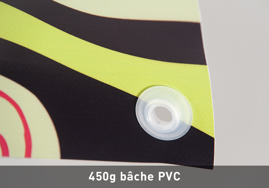 impression 450g bache PVC