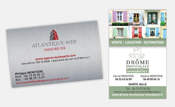 Carte coins carres