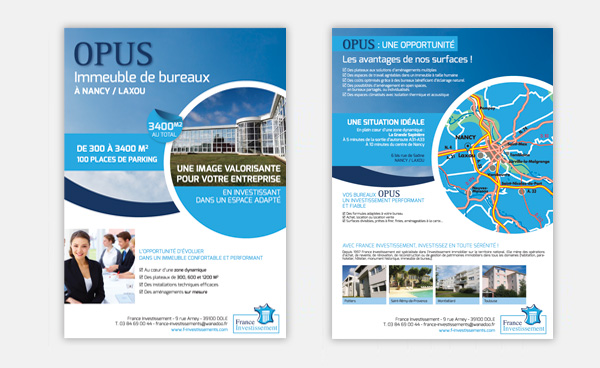 Plaquette A3 ouvert